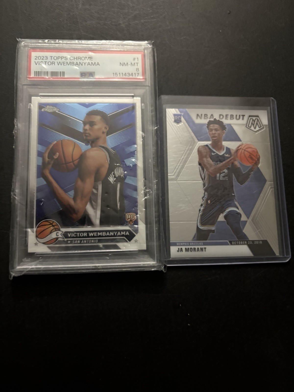 2023-24 Topps Chrome - Victor Wembanyama #1 (RC) Psa 8 2023-24 Topps Chrome - Victor Wembanyama #1 (RC) Psa 8