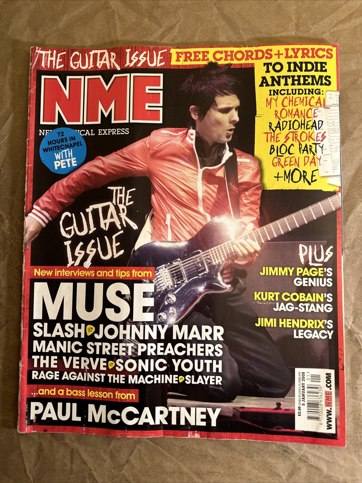NME Magazine January 5, 2008 Muse NME Magazine January 5, 2008 Muse
