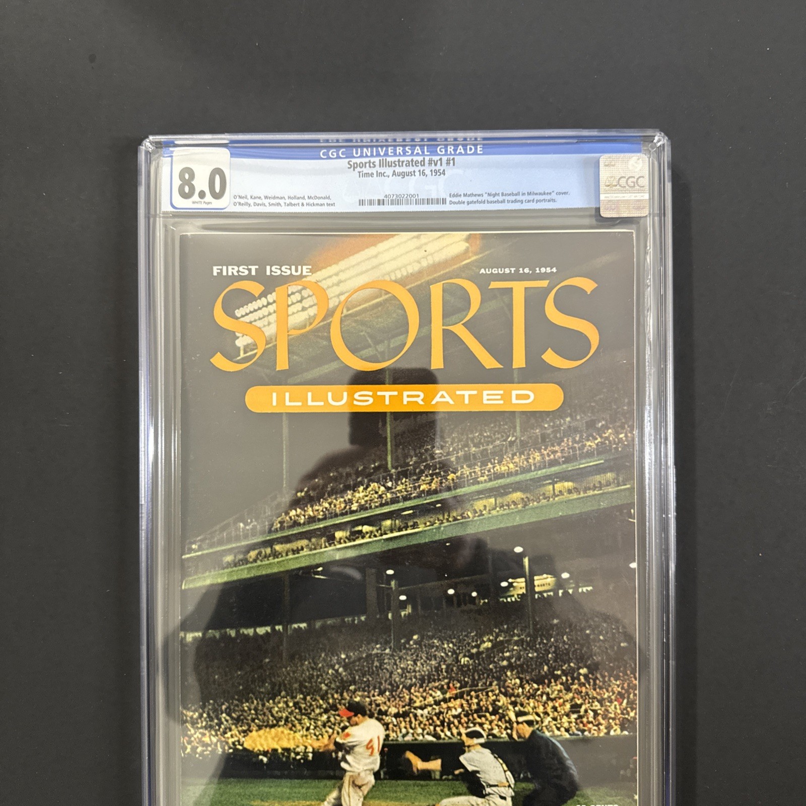1954 Sports Illustrated First Issue CGC 8.0 1954 Sports Illustrated First Issue CGC 8.0
