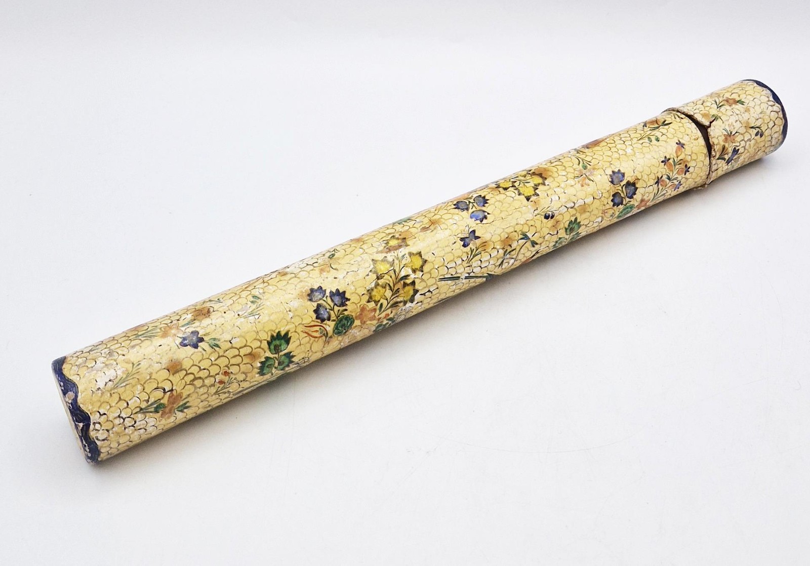 18 / 19TH CENTURY OTTOMAN TURKISH LACQUER PAPIER MACHE DOCUMENT HOLDER