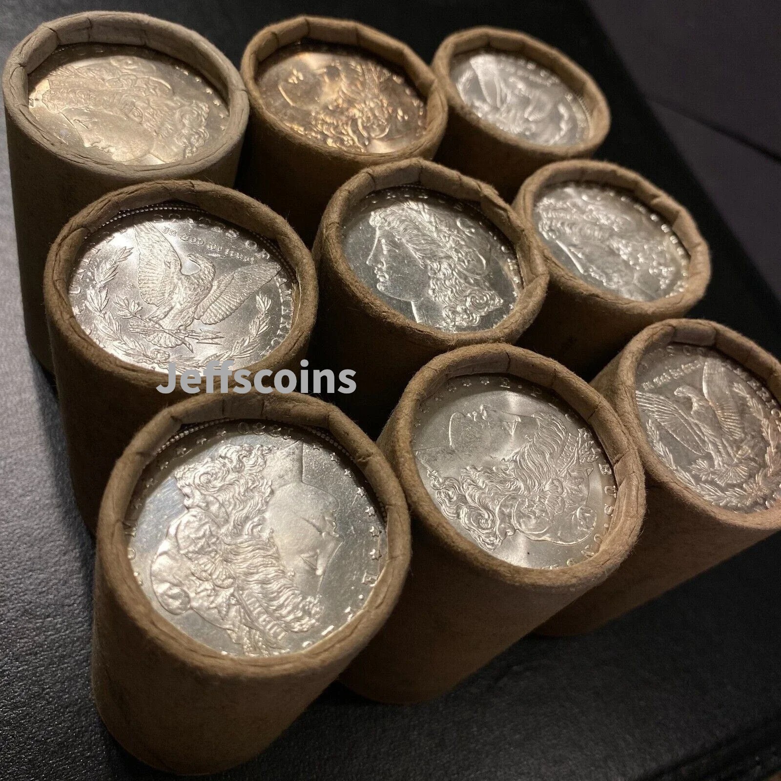 ✯ Set of 3x Morgan Dollars S O P From OBW Estate Roll Estate Hoard Sale AU UNC ✯
