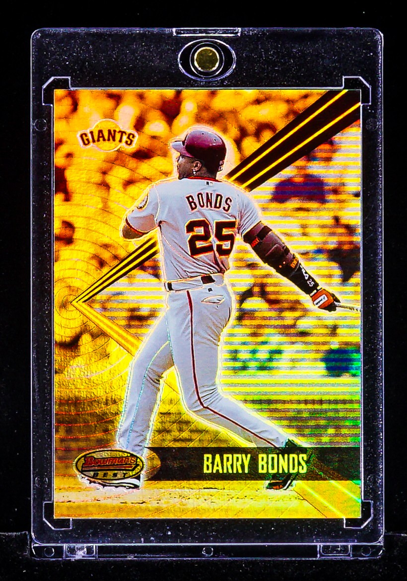 Barry Bonds RARE REFRACTOR PRIZM CARD San Francisco Giants MVP