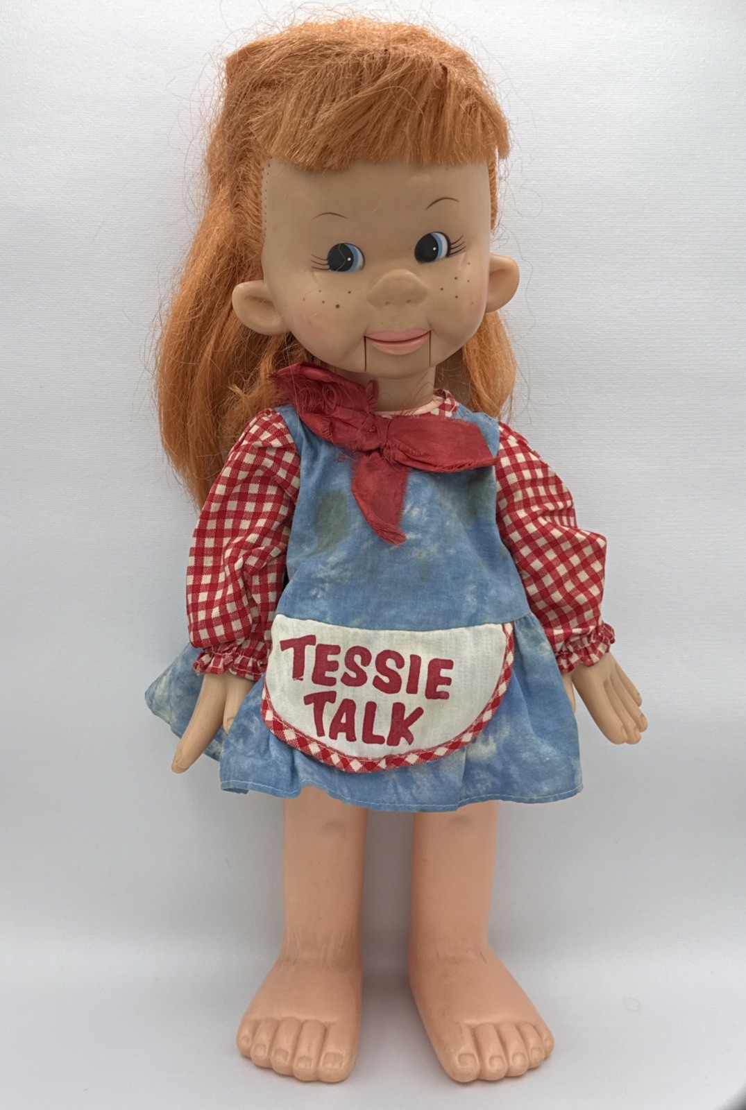 Vintage 1974 Horsman TESSIE TALK Ventriloquist Doll 18\