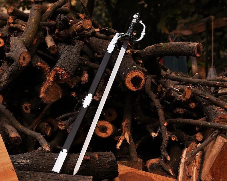 Handmade Legend ofZorro Rapier Sword Replica with Stainless Steel Blade Scabbard