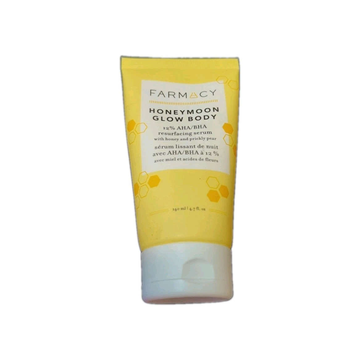 FARMACY HONEYMOON AHA/BHA 12% RESURFACING SERUM 4.7 OZ Honey & Prickly Pear Seal FARMACY HONEYMOON AHA/BHA 12% RESURFACING SERUM 4.7 OZ Honey & Prickly Pear Seal