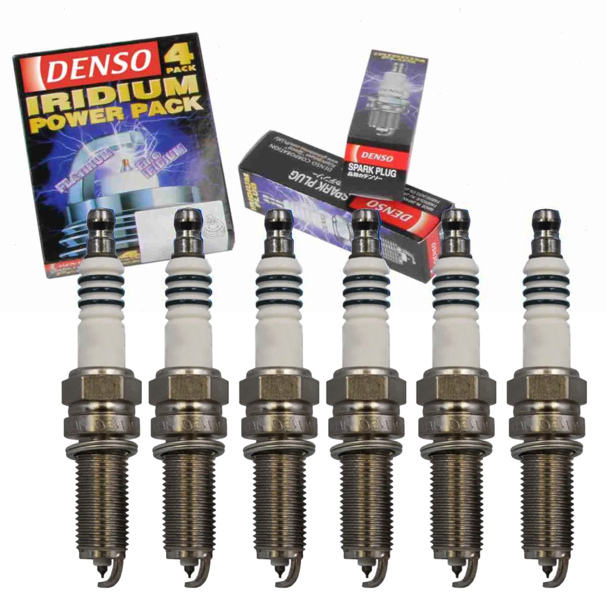 6X DENSO 5356 Spark Plugs for 2008-2015 Honda Odyssey 3.5L V6