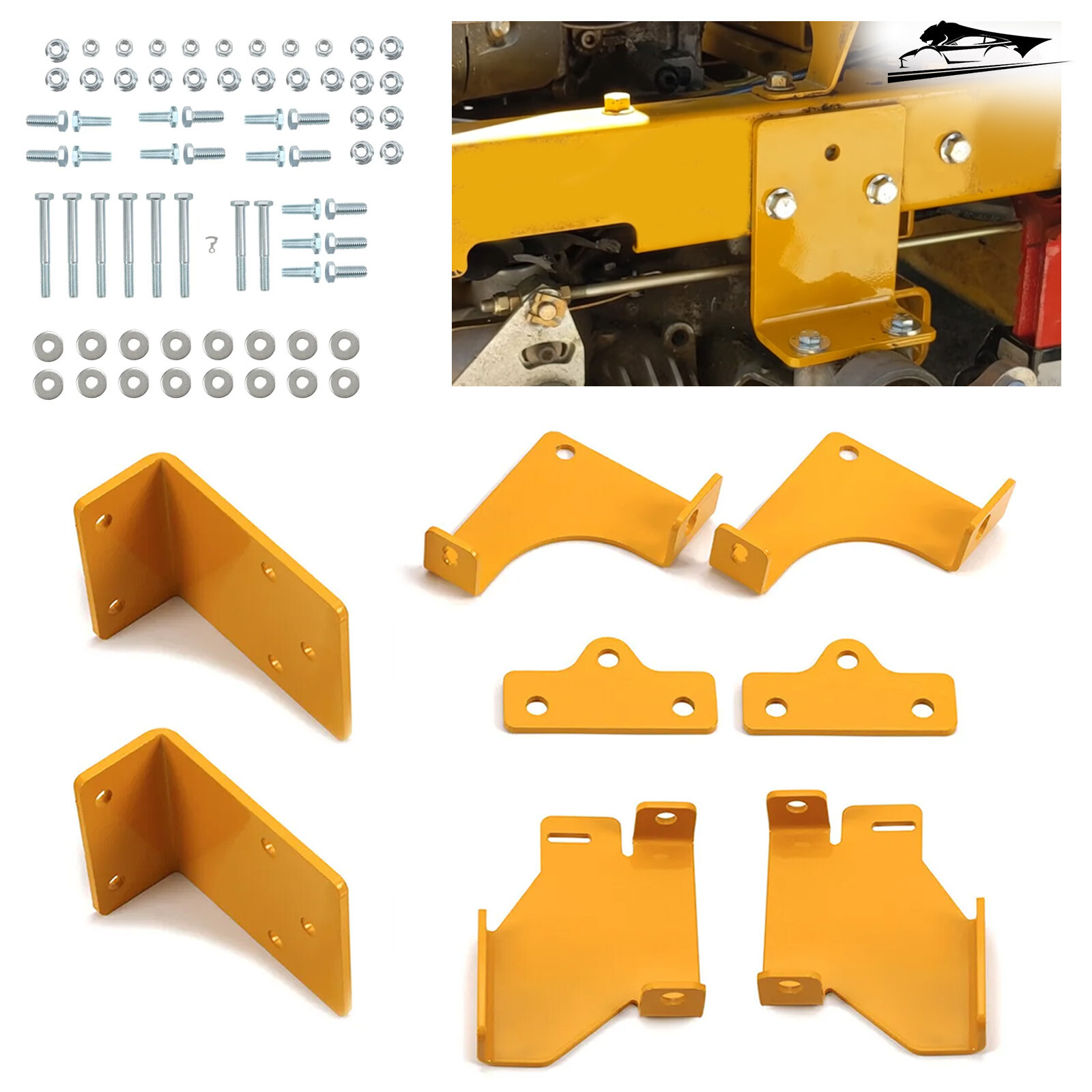 UPGRADED TRANSMISSION HYDRO BRACKET KIT For HUSTLER RAPTOR SD SDX #125255 UPGRADED TRANSMISSION HYDRO BRACKET KIT For HUSTLER RAPTOR SD SDX #125255