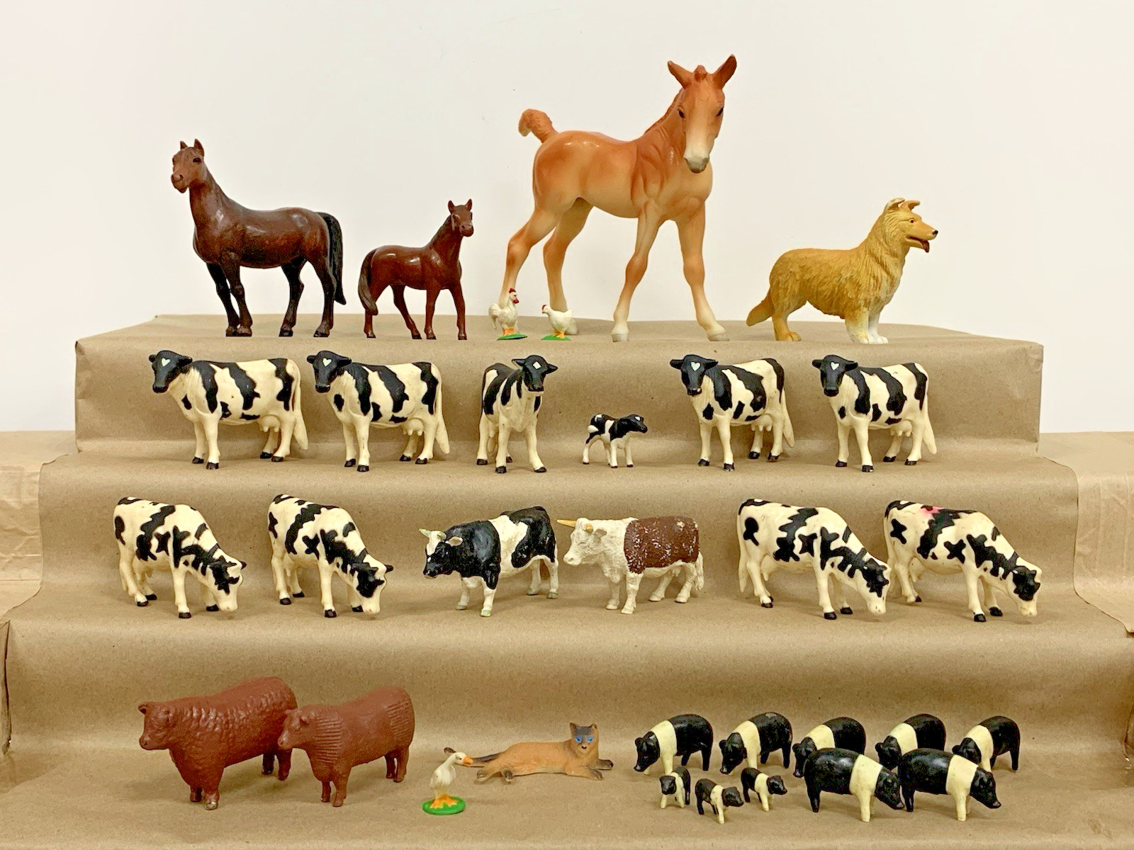 Vintage ERTL Farm Country Schleich Breyer Mixed Lot Horses Cows Farm Animals Vintage ERTL Farm Country Schleich Breyer Mixed Lot Horses Cows Farm Animals