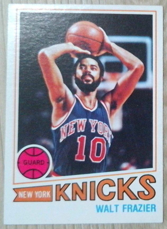 1977-78 Topps Walt Frazier #129 New York Knicks HOF Vintage Basketball Card Raw 1977-78 Topps Walt Frazier #129 New York Knicks HOF Vintage Basketball Card Raw