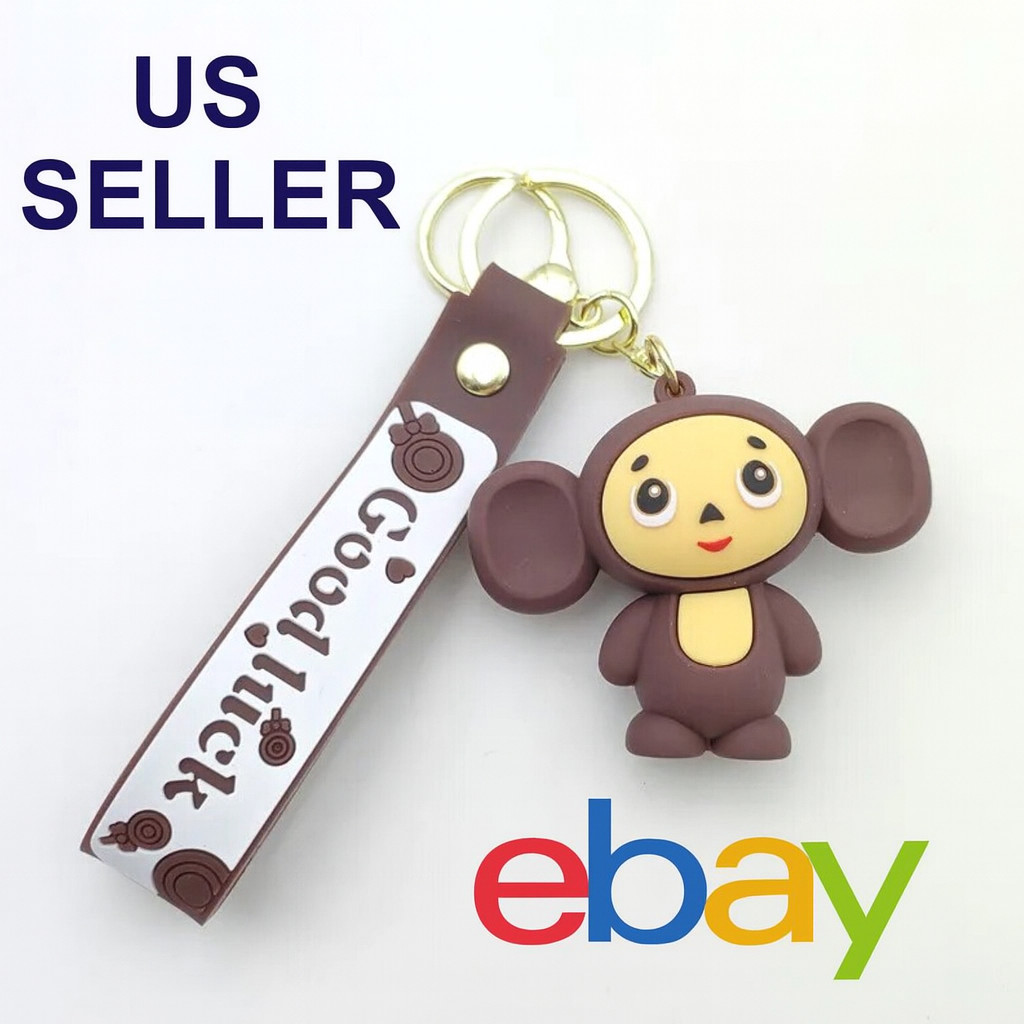 Cheburashka Russian Cartoon Brown Character Keychain Чебурашка Cheburashka Russian Cartoon Brown Character Keychain Чебурашка