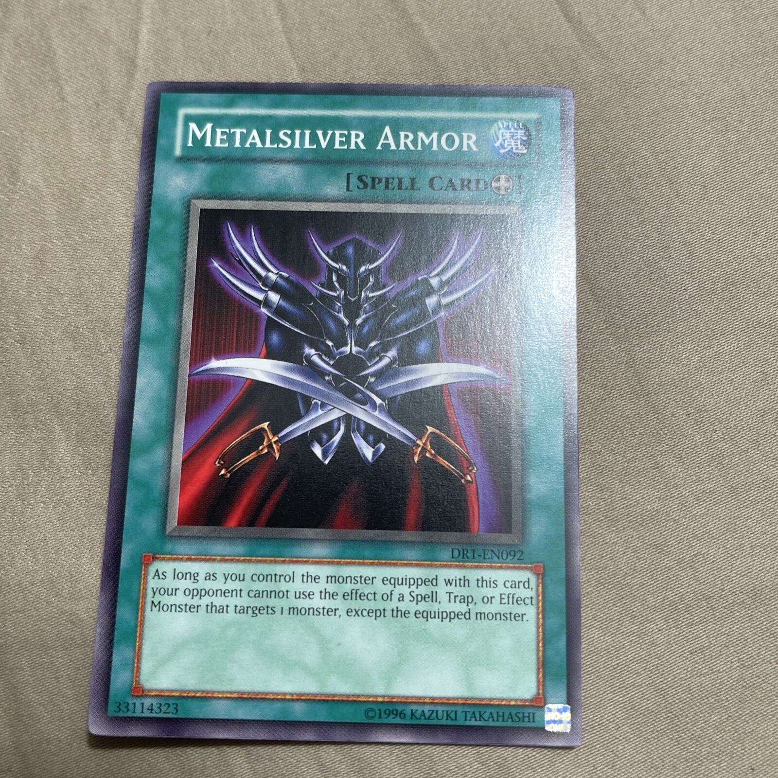 Metalsilver Armor - DR1-EN092 -  YuGiOh - HP-MP Unlimited Common Nice
