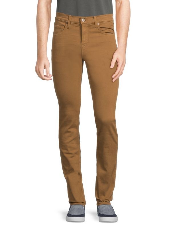 Paige Lennox Slim Fit Transcend Jeans Men\'s 30 Cinnamon Cocoa Button Zip Closure Paige Lennox Slim Fit Transcend Jeans Men\'s 30 Cinnamon Cocoa Button Zip Closure