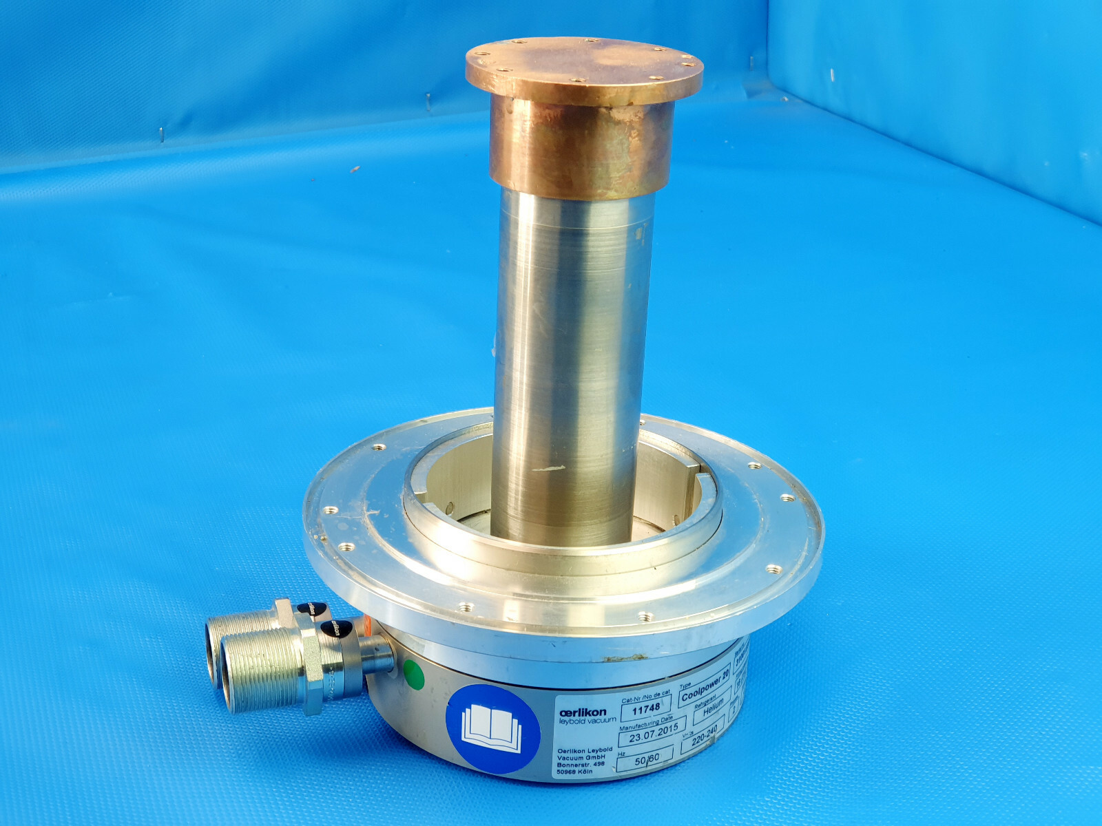 Oerlikon Leybold Coolpower 20 Cooling Pump Surfaces Coldhead Helium 11748