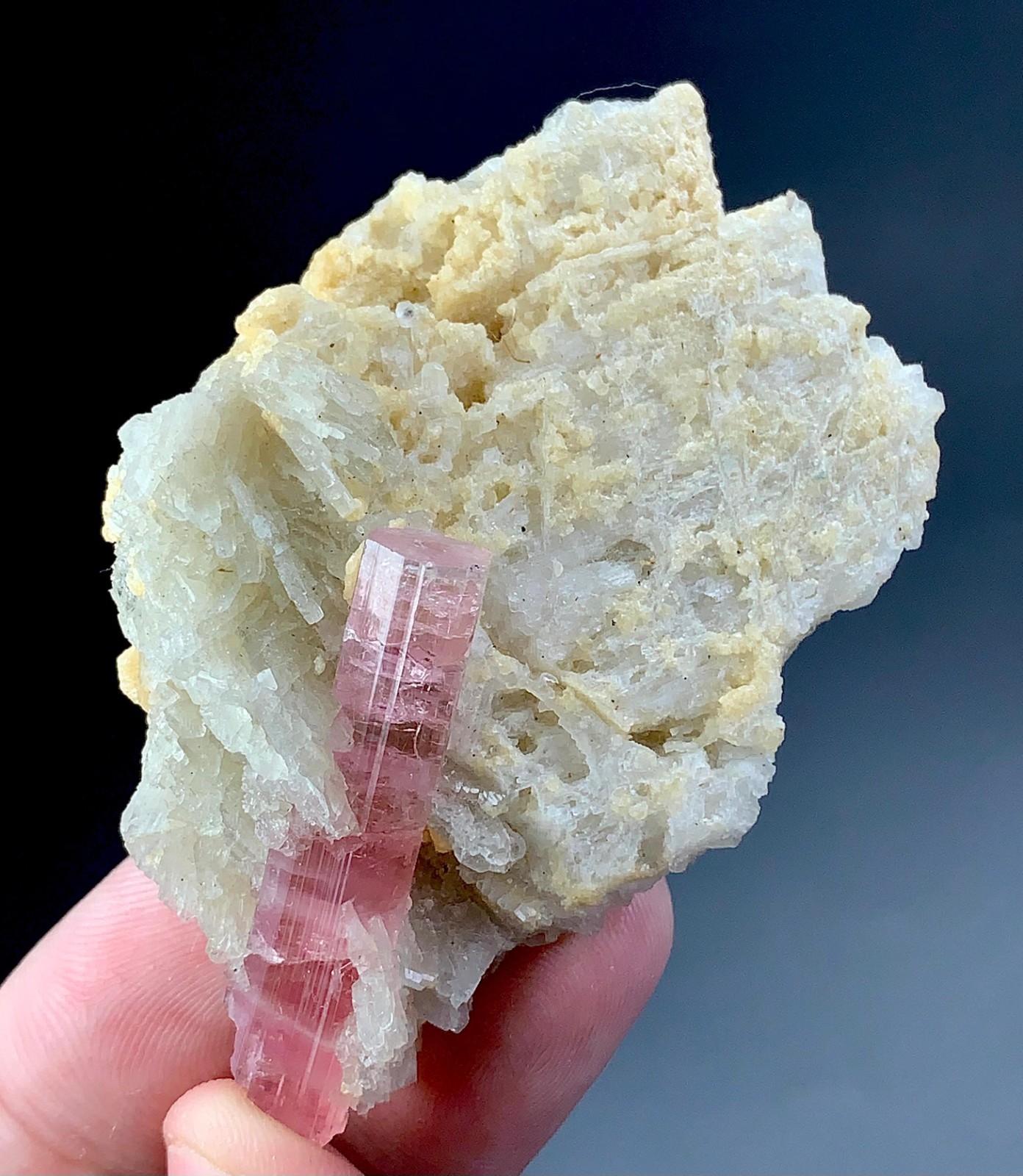 205 Carat pink Tourmaline Crystal Specimen From Afghanistan 205 Carat pink Tourmaline Crystal Specimen From Afghanistan
