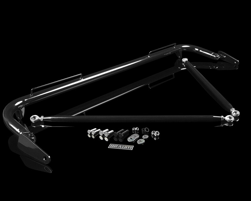 BRAUM Racing Universal Black Gloss Harness Bar Kit 48-51\