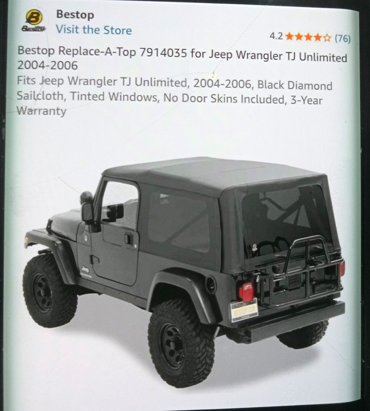 2004 2005 2006 Jeep Wrangler Tj Unlimited Soft Top With Tint 2004 2005 2006 Jeep Wrangler Tj Unlimited Soft Top With Tint