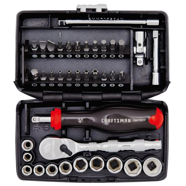 CRAFTSMAN V-Series™ 1/4 in Drive SAE 6-Point Tool Set (38 pc) - CMMT45750V