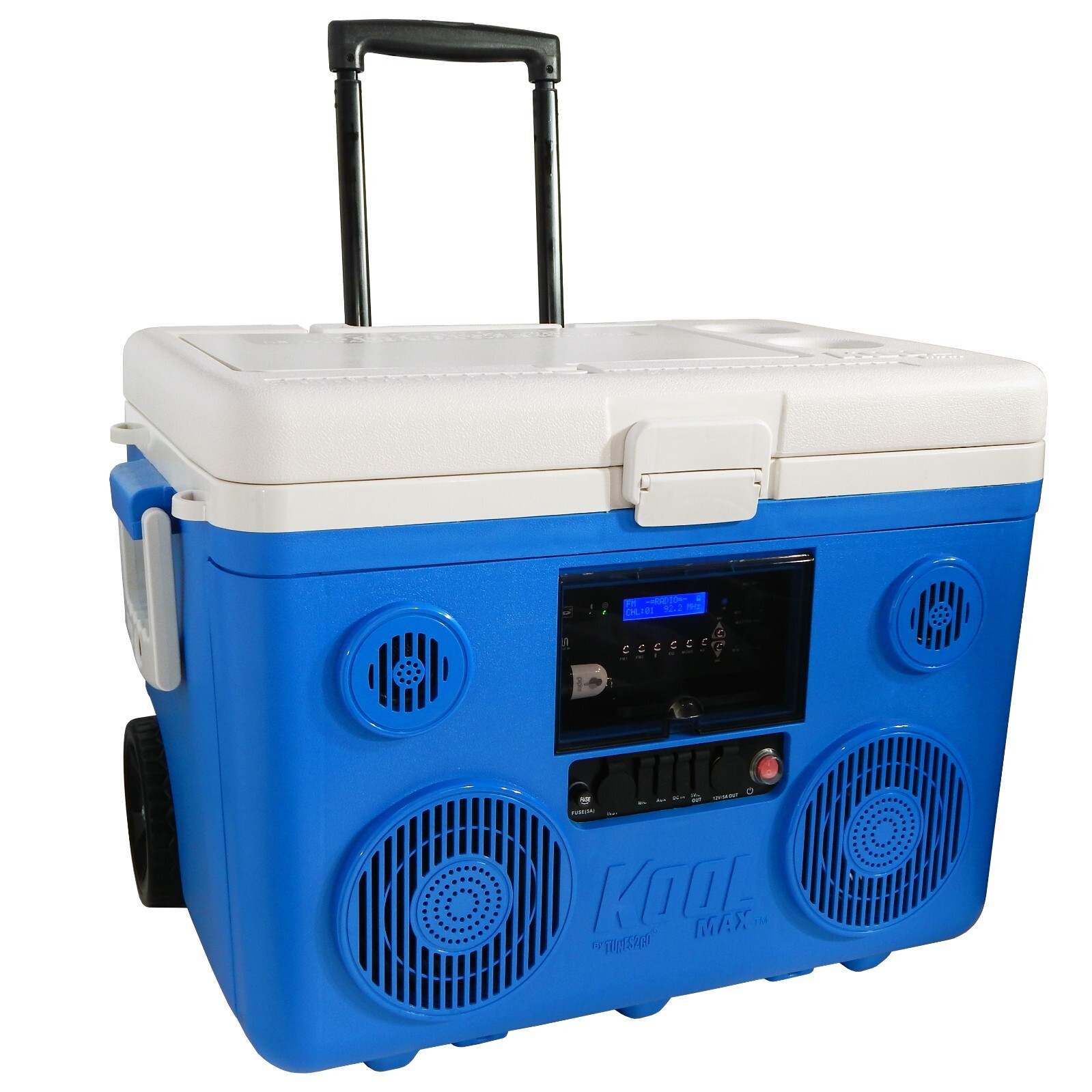 TUNES2GO KoolMAX 40 Qt Cooler Bluetooth Speaker System 350W Boombox -Refurbished