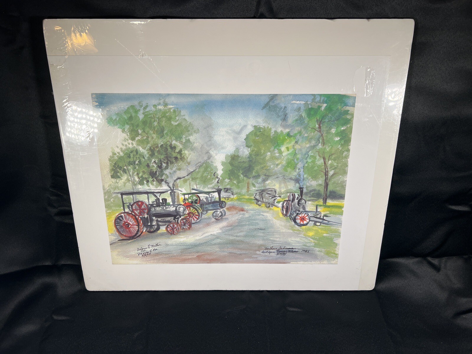 VTG SIGNED Art Print Madison Northern Indiana by Dolores E Mather ATQ Power VTG SIGNED Art Print Madison Northern Indiana by Dolores E Mather ATQ Power