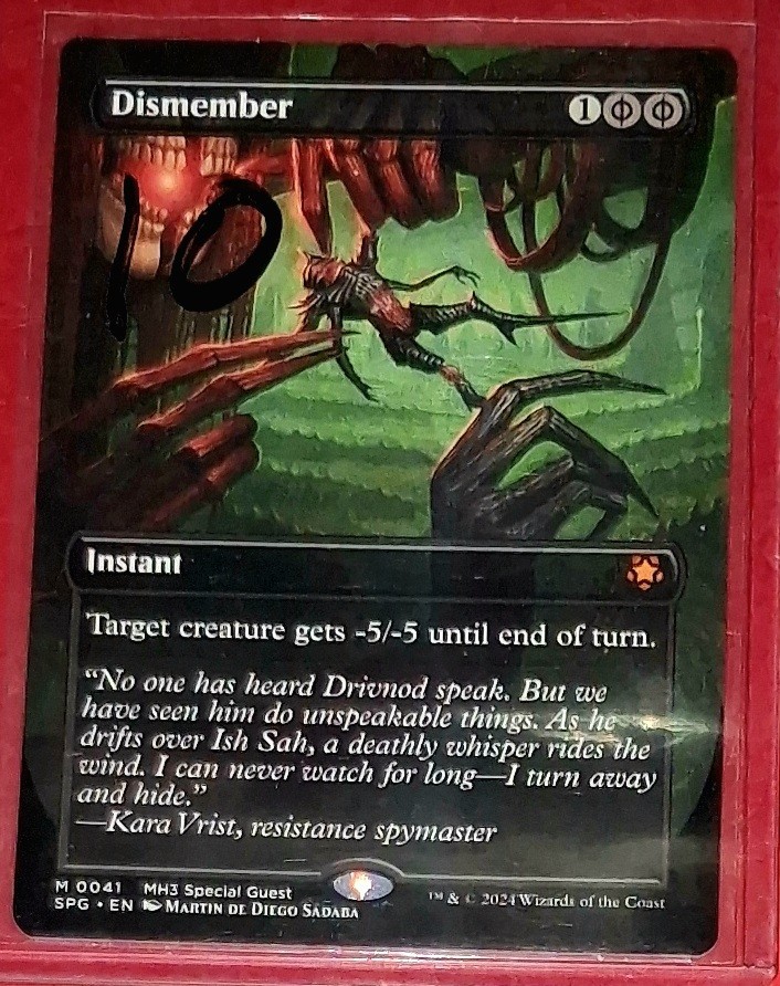 MTG Dismember 41 Special Guests Borderless Modern Horizons 3 Magic the Gathering MTG Dismember 41 Special Guests Borderless Modern Horizons 3 Magic the Gathering