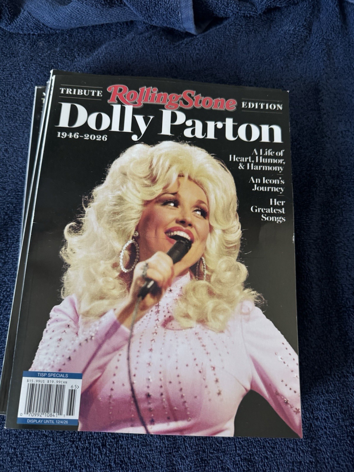 Dolly Parton Tribute Edition Rolling Stone Magazine 1946-2026 Vinyl Record Album Dolly Parton Tribute Edition Rolling Stone Magazine 1946-2026 Vinyl Record Album