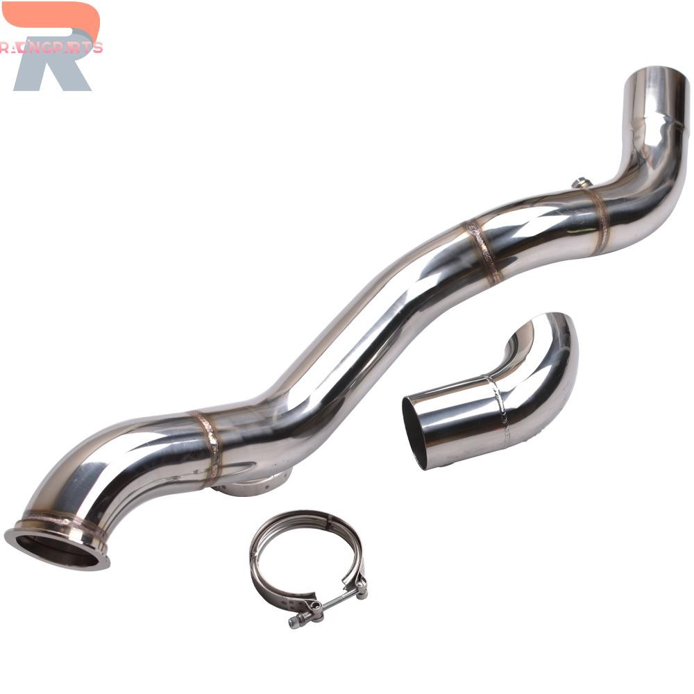 Single Turbo Downpipe for Silverado/Sierra 4.8-6.2L VORTEC w/ V-Band Clamp