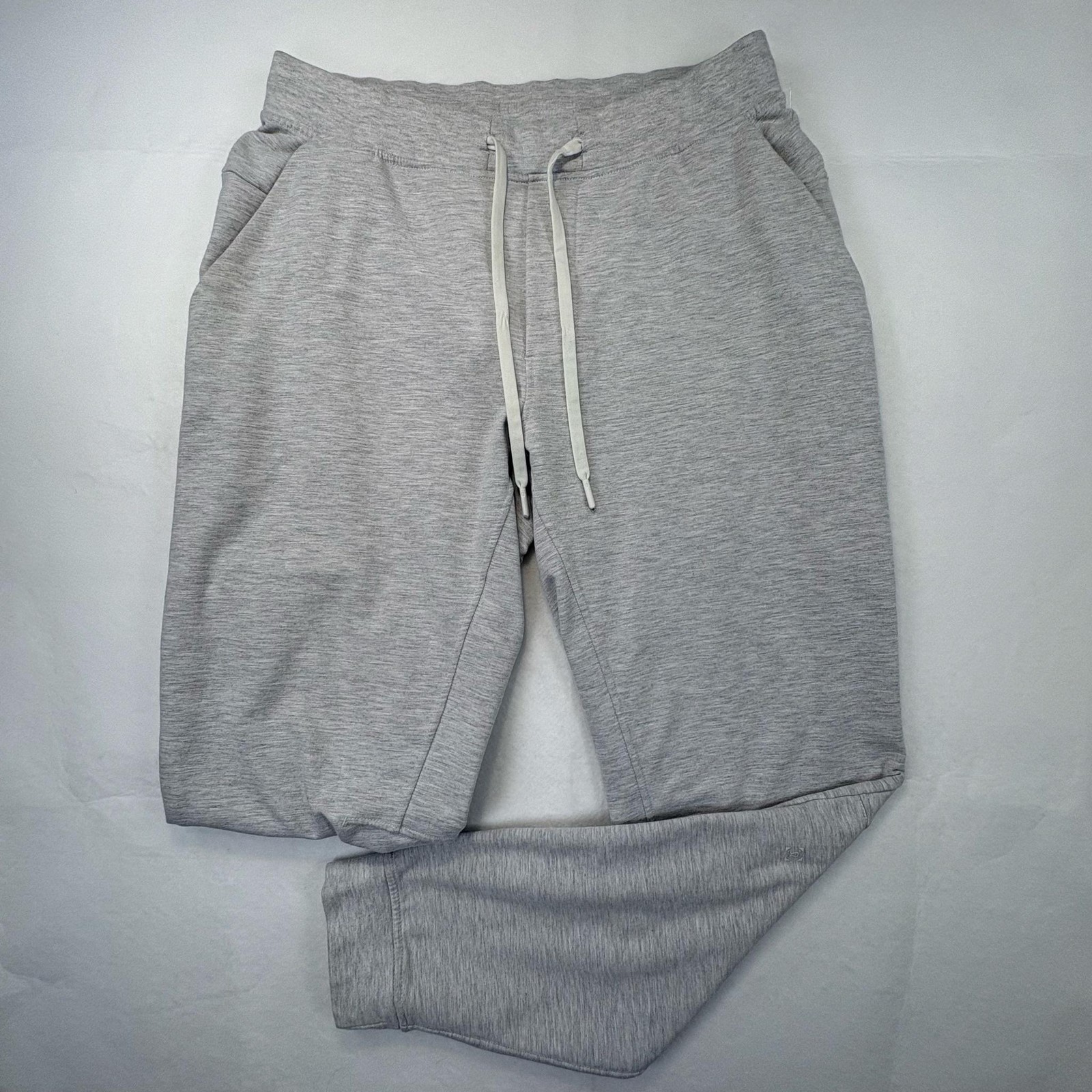 Lululemon City Sweat Jogger Mens Large Heathered Light Gray French Terry