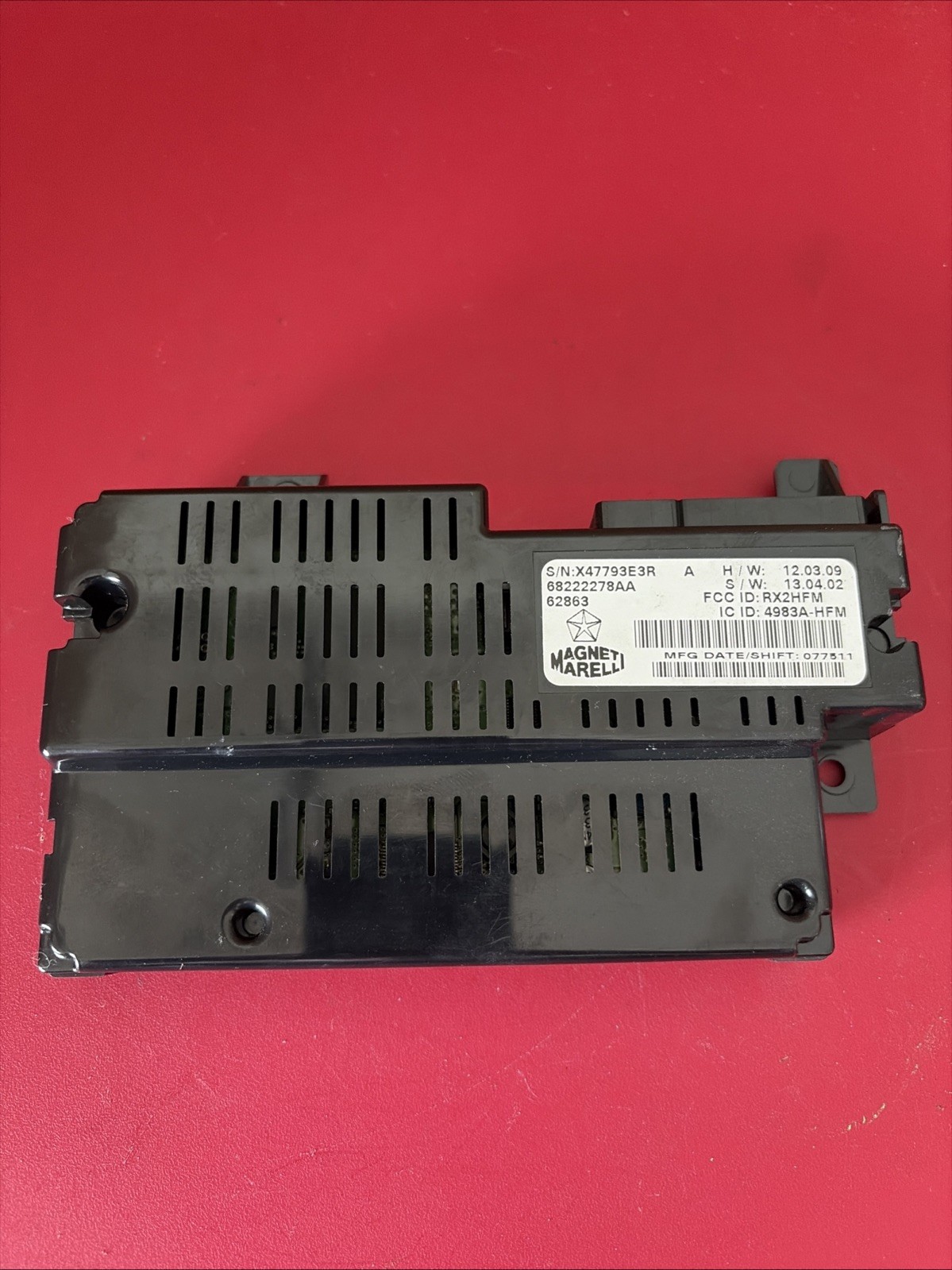 68222278AA  2012 to 2014 Dodge Charger HFM Telematics Uconnect Bluetooth Module