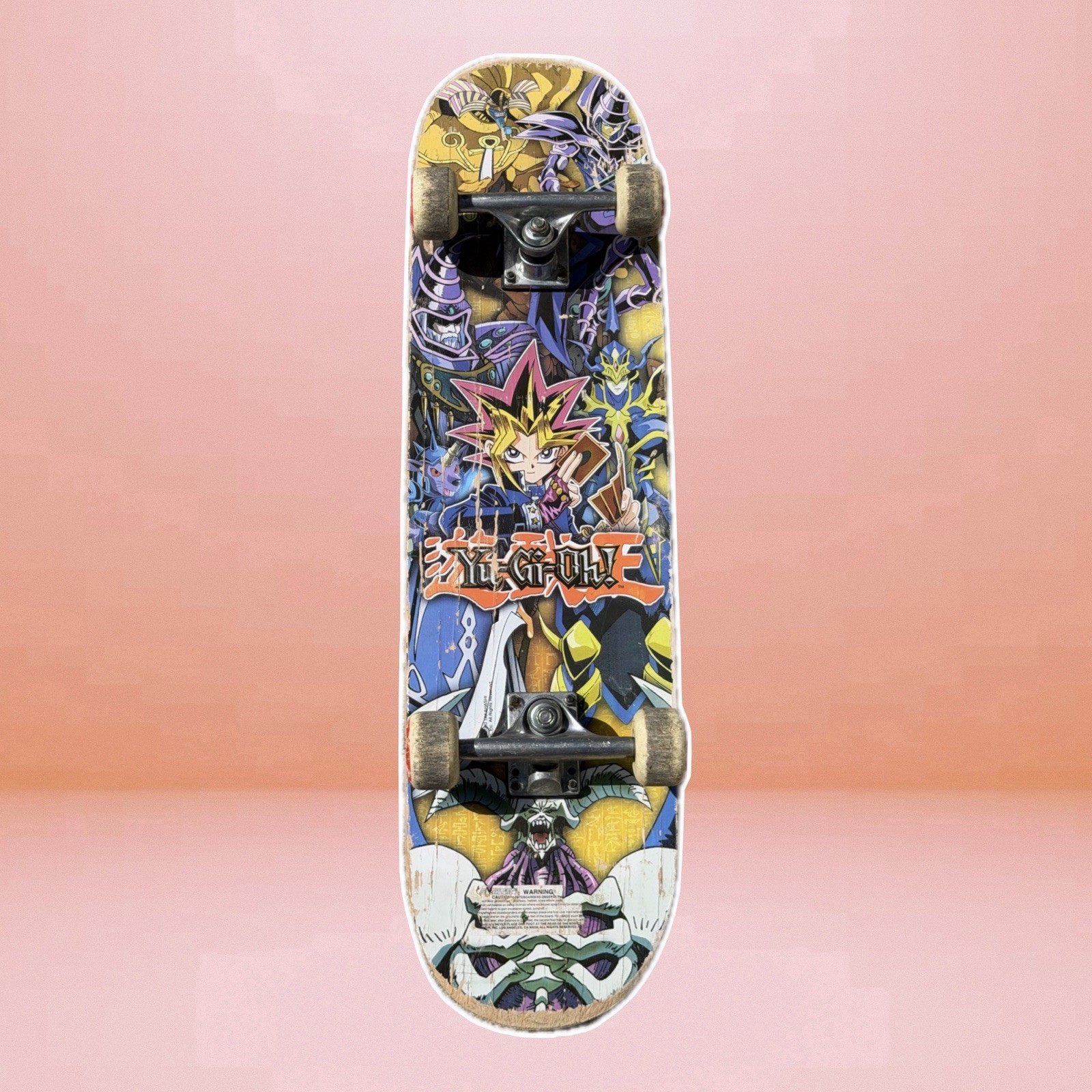 RARE 2004 Yu-Gi-Oh Skateboard Sport Fun 31” Kazuki Takahashi 1996 Artwork 🌟