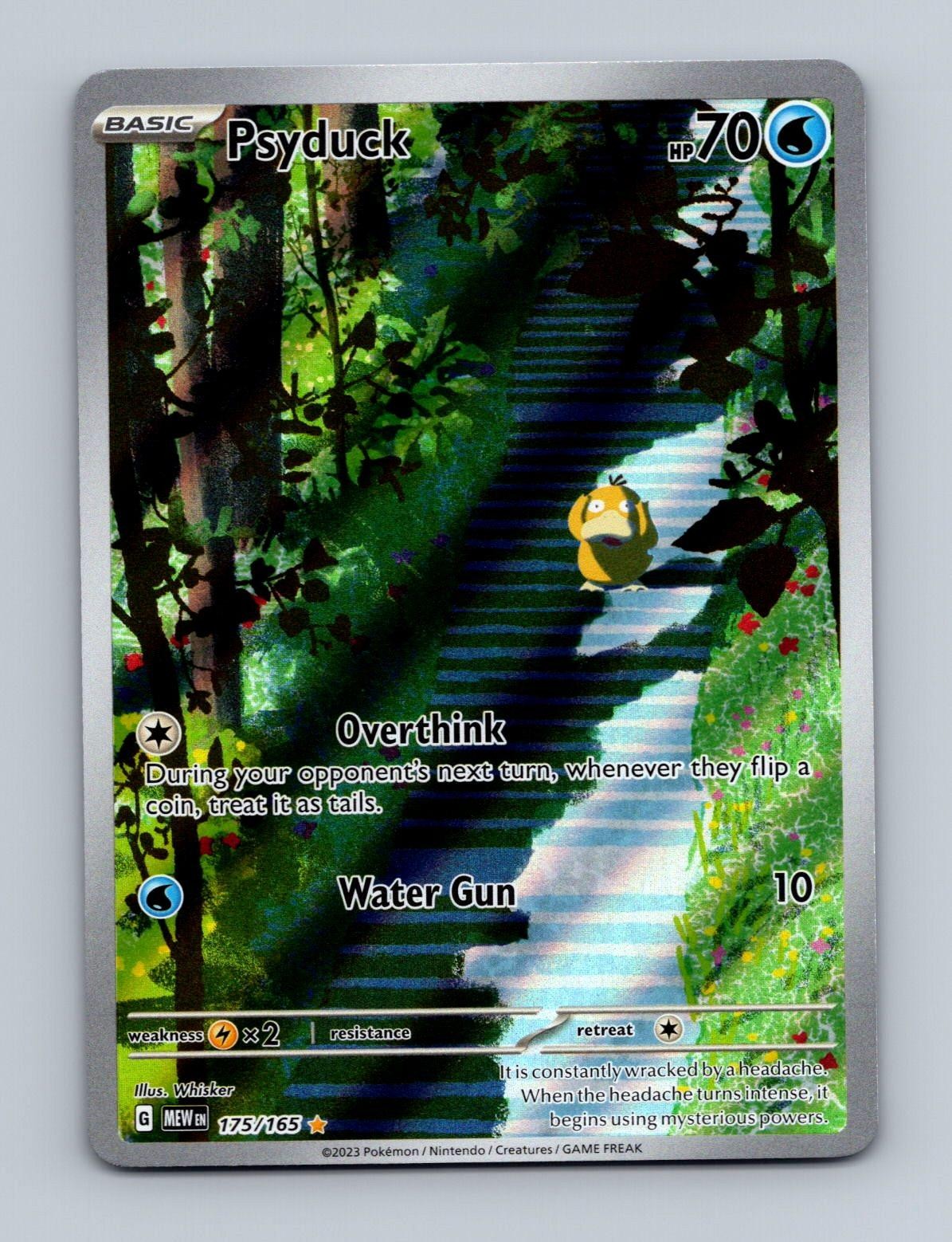 PSYDUCK 175/165 IR 151 POKEMON HOLO NM/M PSYDUCK 175/165 IR 151 POKEMON HOLO NM/M