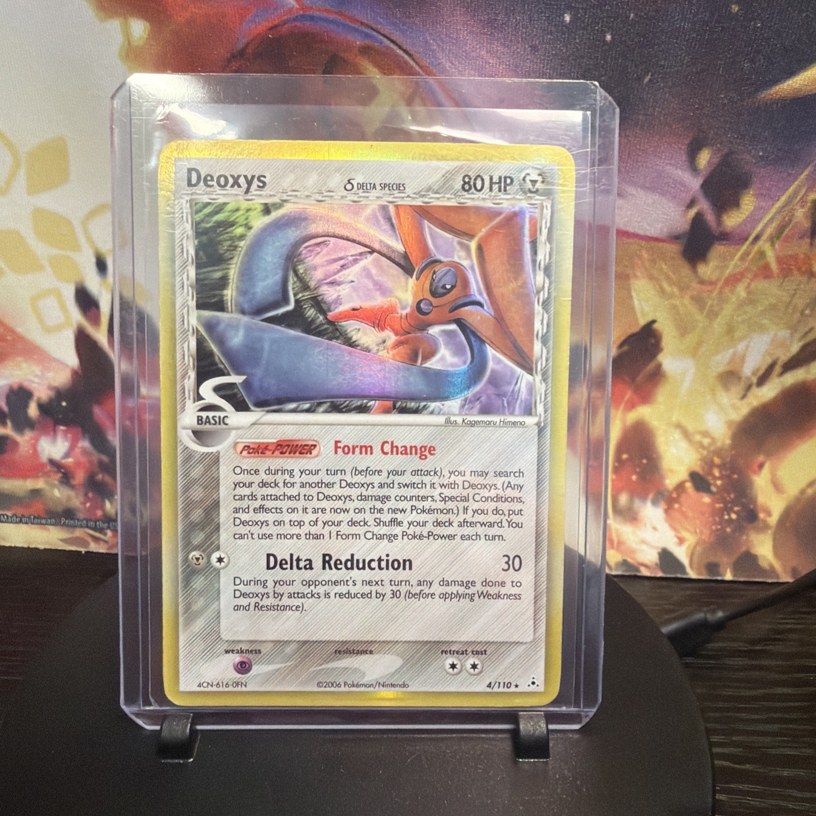 Pokémon EX Holon Phantoms Deoxys Delta Species Holo Rare #4/110 Pokémon EX Holon Phantoms Deoxys Delta Species Holo Rare #4/110