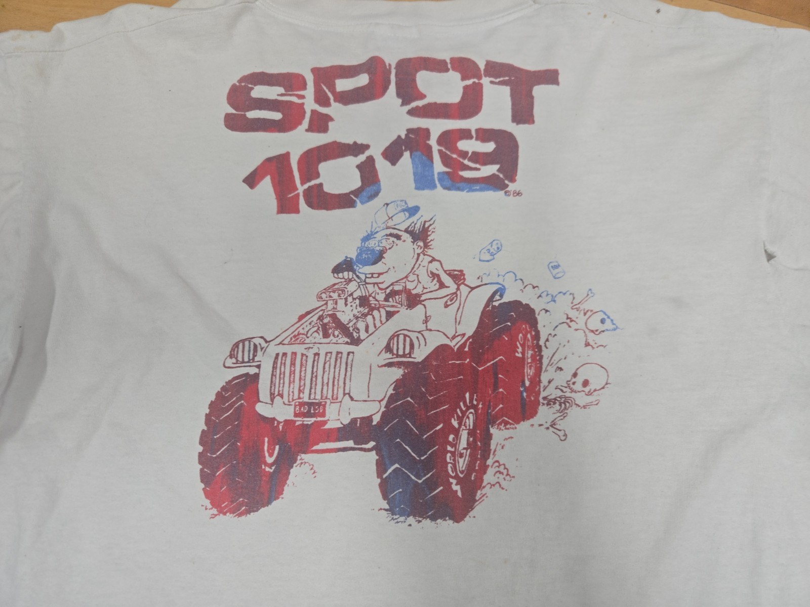 SPOT 1019 Rare Vintage  San Francisco Rock / Punk Rock tshirt