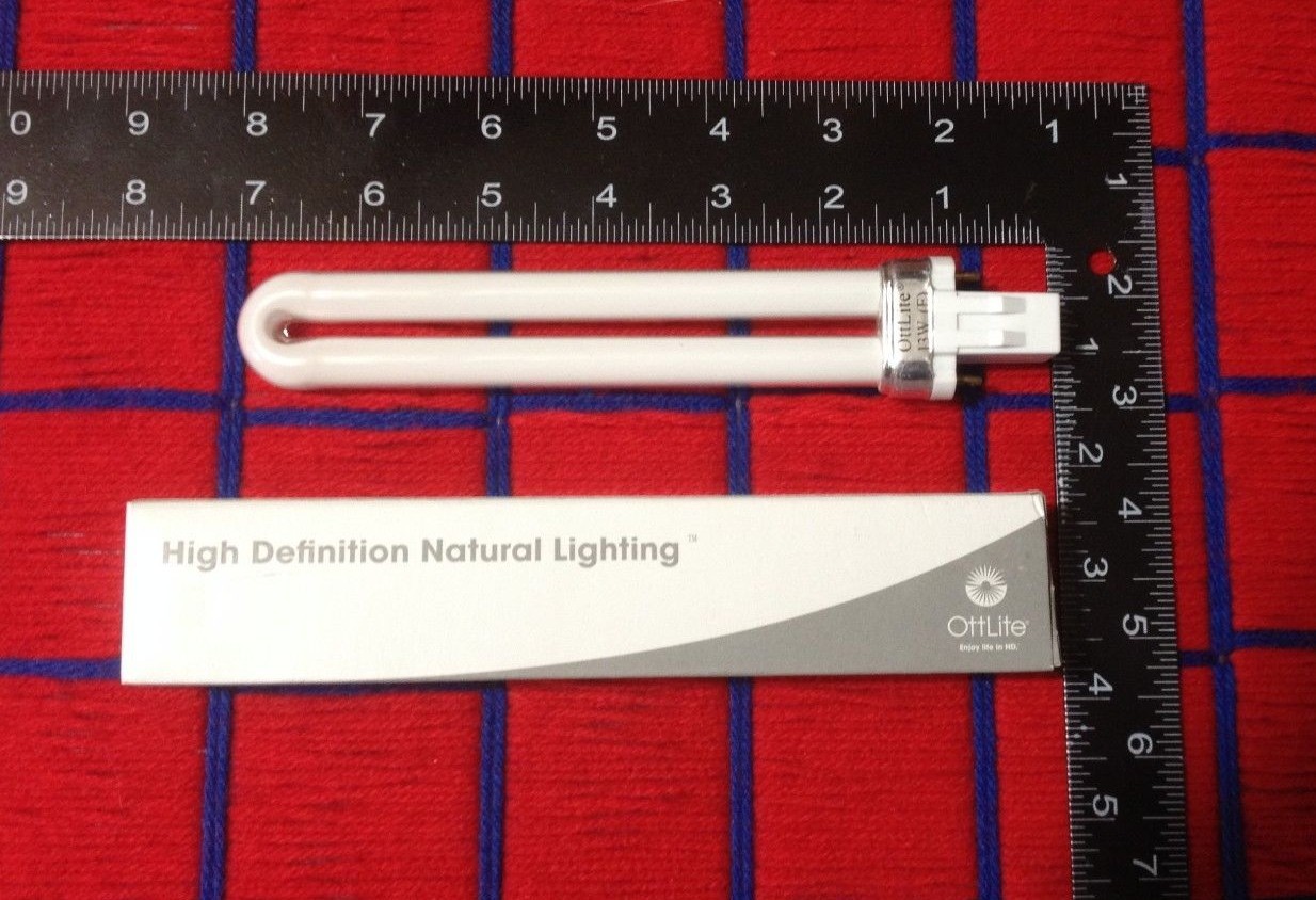NEW Genuine Ott-lite type E mirror 13w light bulb PL13-E - FFP desk lamp PL13  