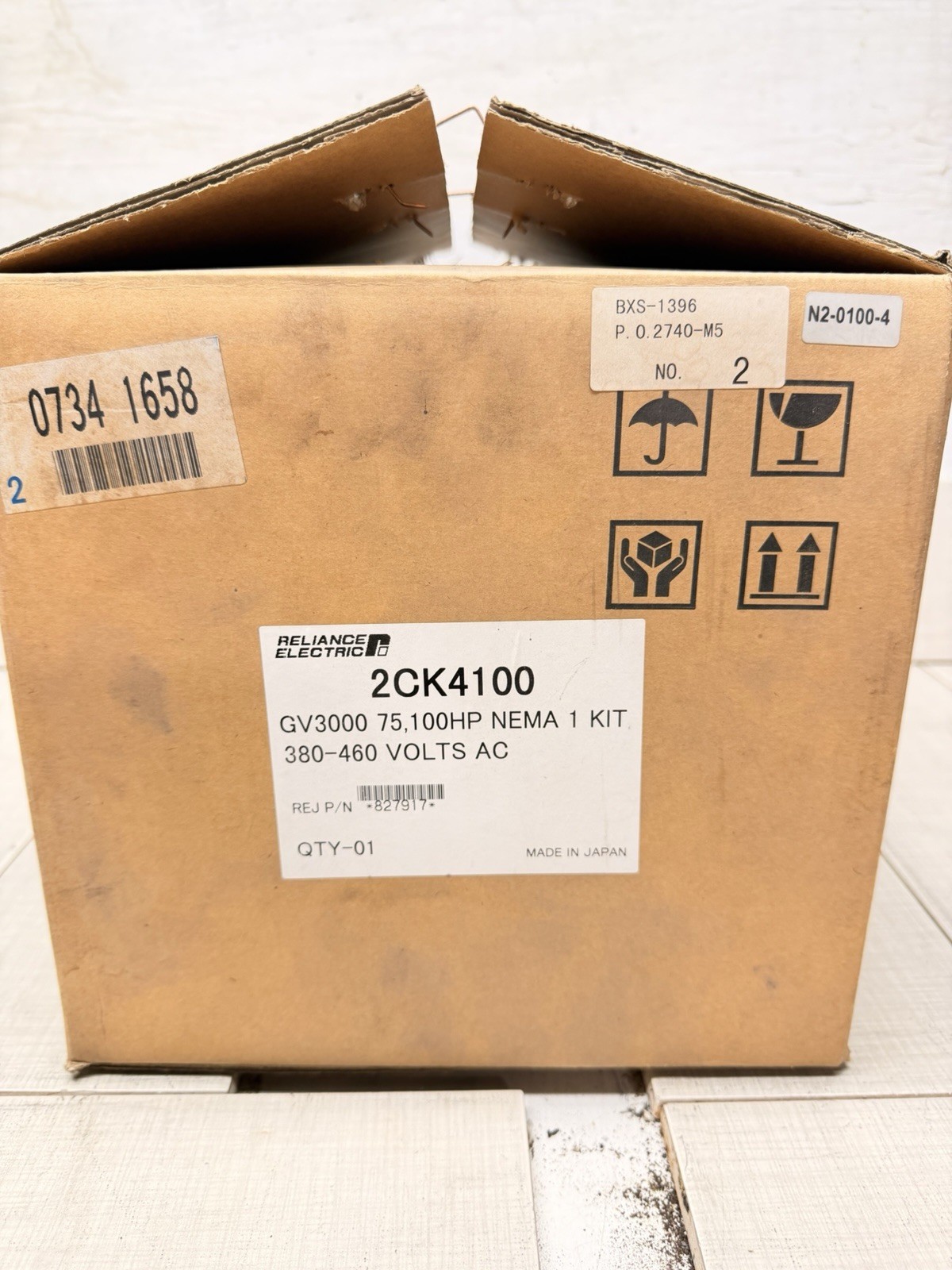 RELIANCE ELECTRIC 2CK4100 GV3000 AC DRIVE CONVERSION KIT FOR 75-100-HP DRIVE