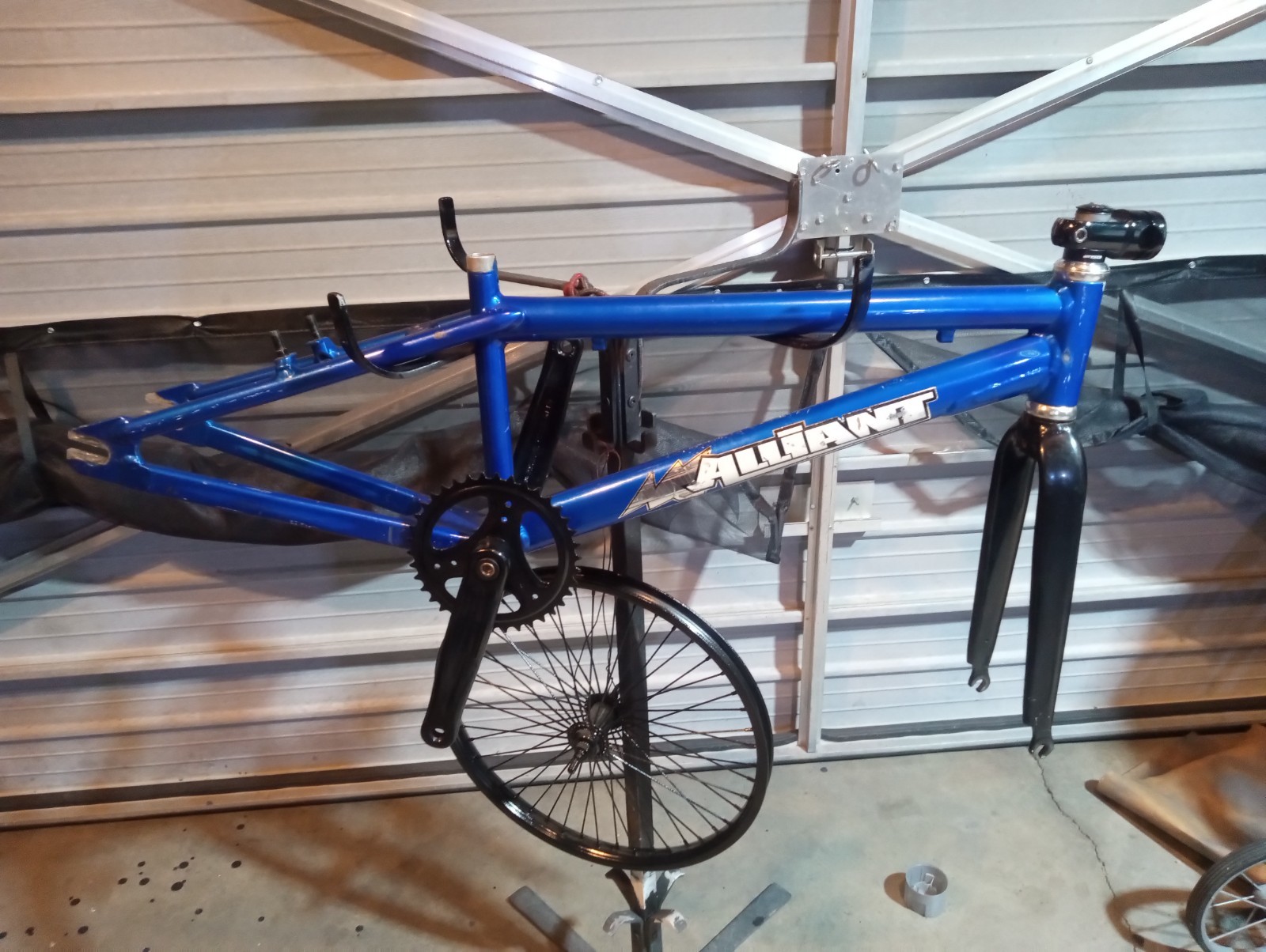 Vintage Mid-school Alliant Xpress Expert BMX Race Frame & Parts-origional decals