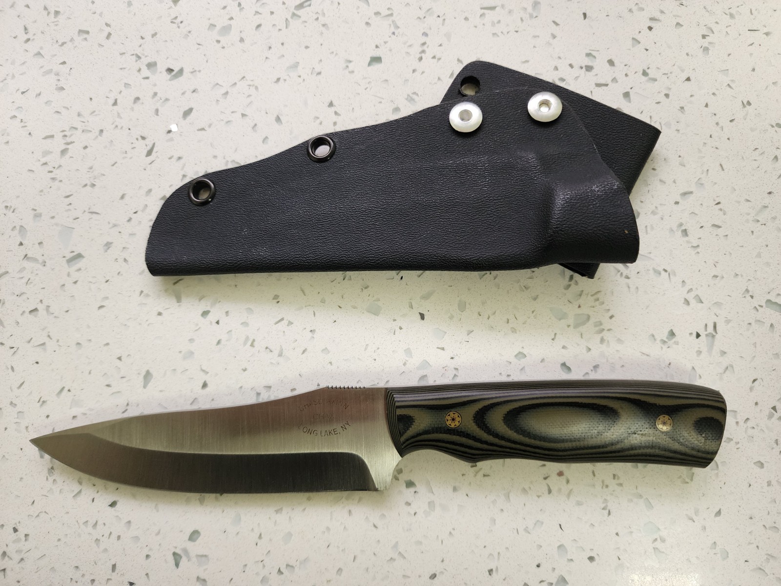 Chax Knives CUSTOM Fixed 4.75 \ Chax Knives CUSTOM Fixed 4.75 \