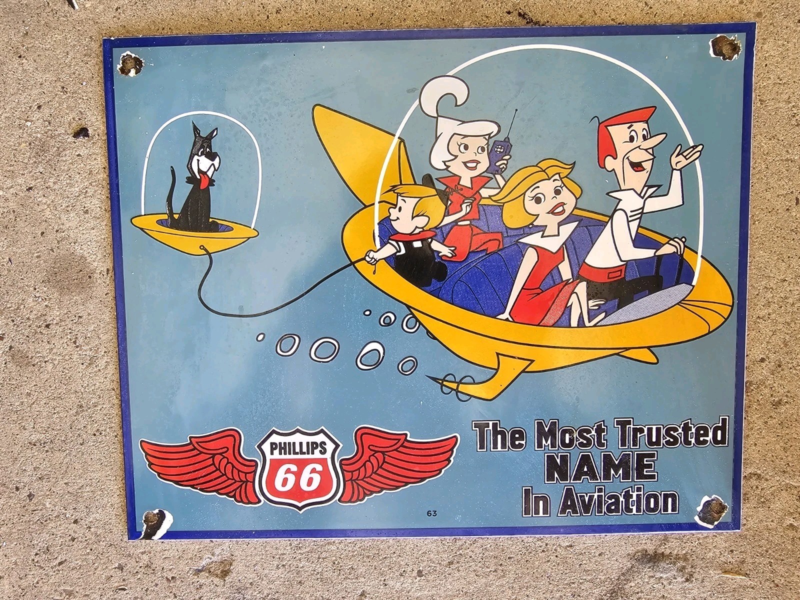 VINTAGE 1963 PHILLIPS 66 12 VINTAGE 1963 PHILLIPS 66 12