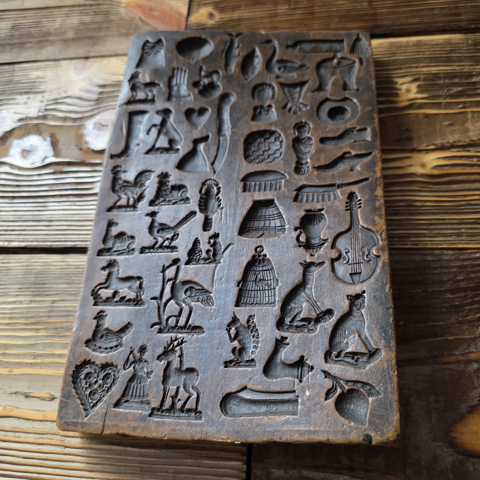  Antique  Wachsbild or German folk art wax relief / Wall Hanging Art 