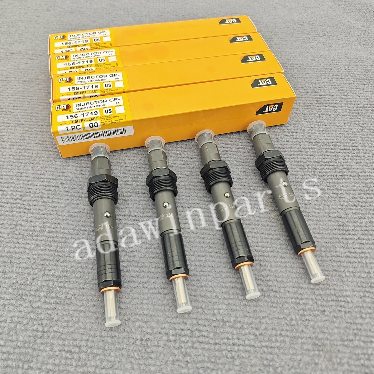 Brand New 4X Fuel Injector 156-1719 for Caterpillar CAT 3054 Engine 416C 426C