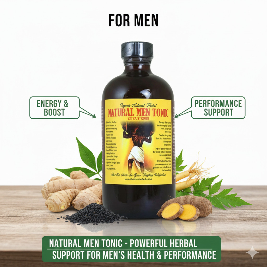 Organic Natural Men Tonic -   16 oz Bottle