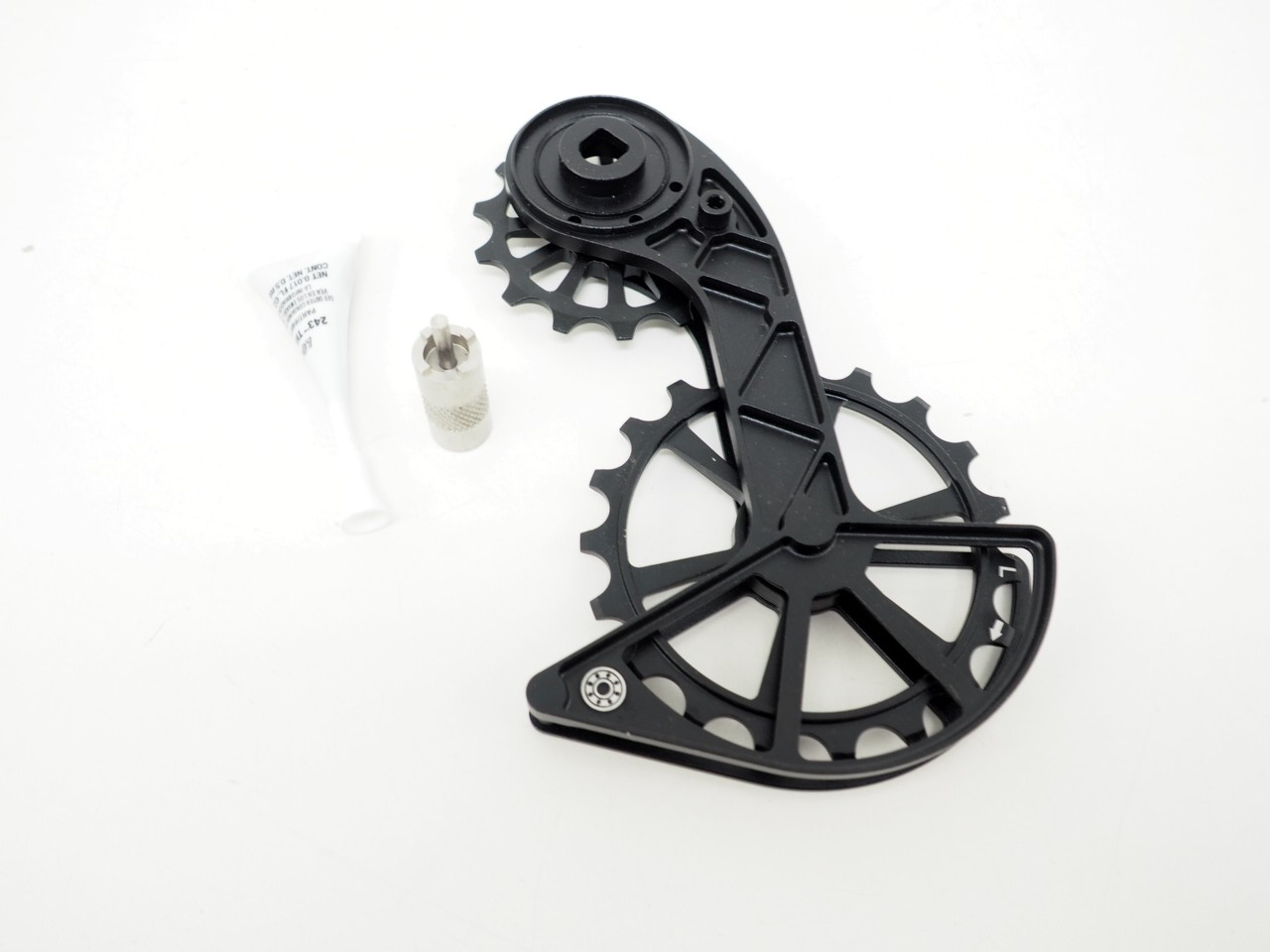 New Kogel Kolossos SRAM eTap AXS Ceramic Oversized Derailleur Cage Black Alloy