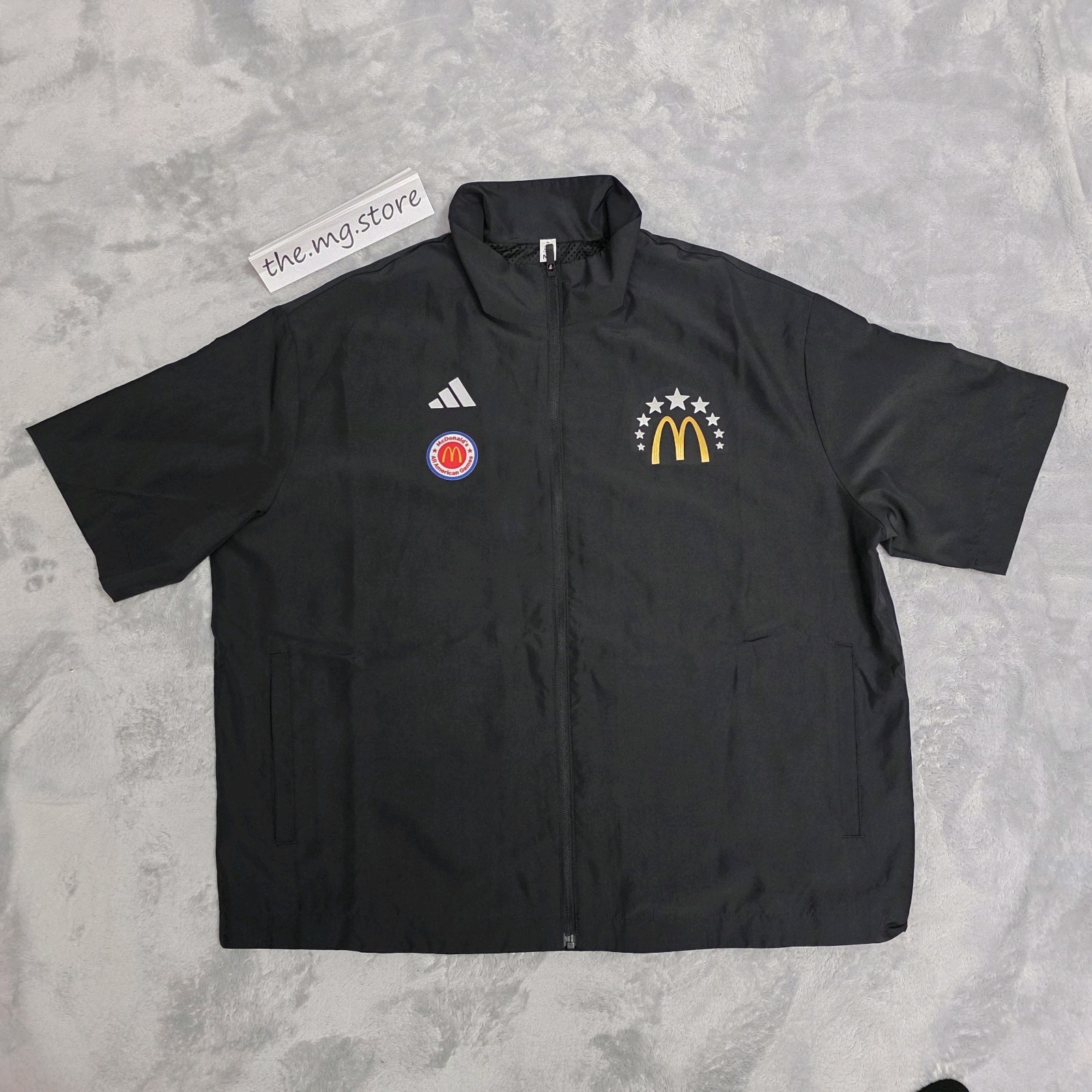 Adidas 2024 McDonald’s All American Basketball Team Issue Shooting Black Shirt L Adidas 2024 McDonald’s All American Basketball Team Issue Shooting Black Shirt L