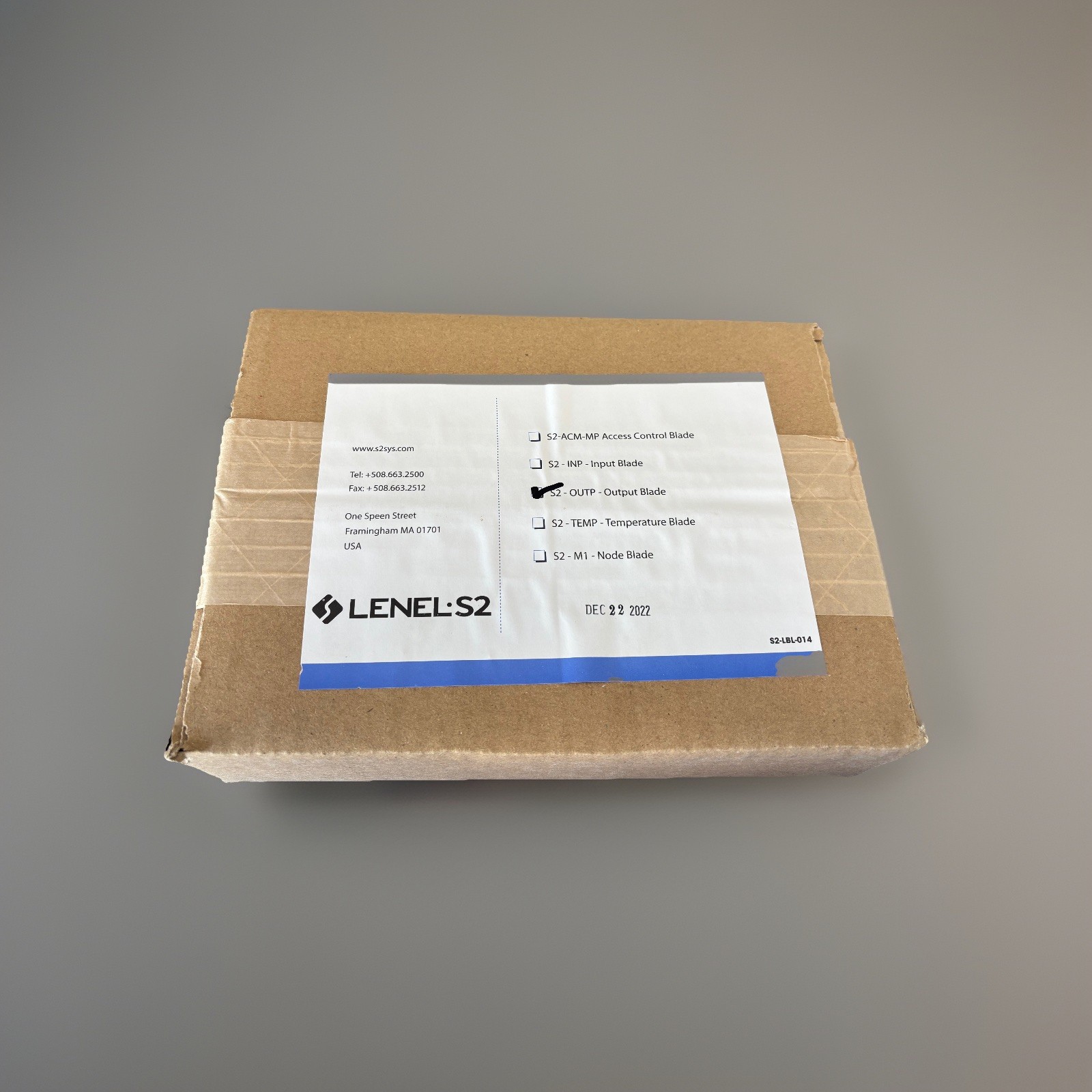 Lenel/S2 Security S2-OUTP-Output Blade Lenel/S2 Security S2-OUTP-Output Blade