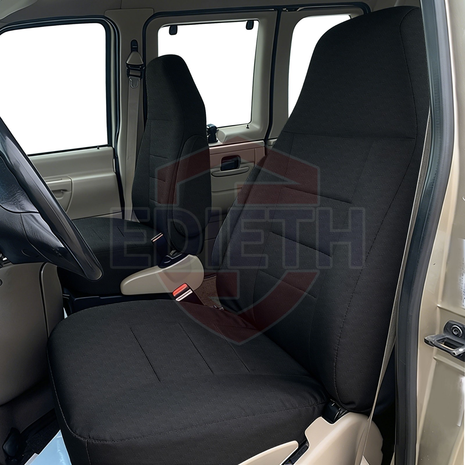 Front Seat Cover for Ford E150 E250 E350 E-Series Van 1993-2008 Captain Chairs Front Seat Cover for Ford E150 E250 E350 E-Series Van 1993-2008 Captain Chairs