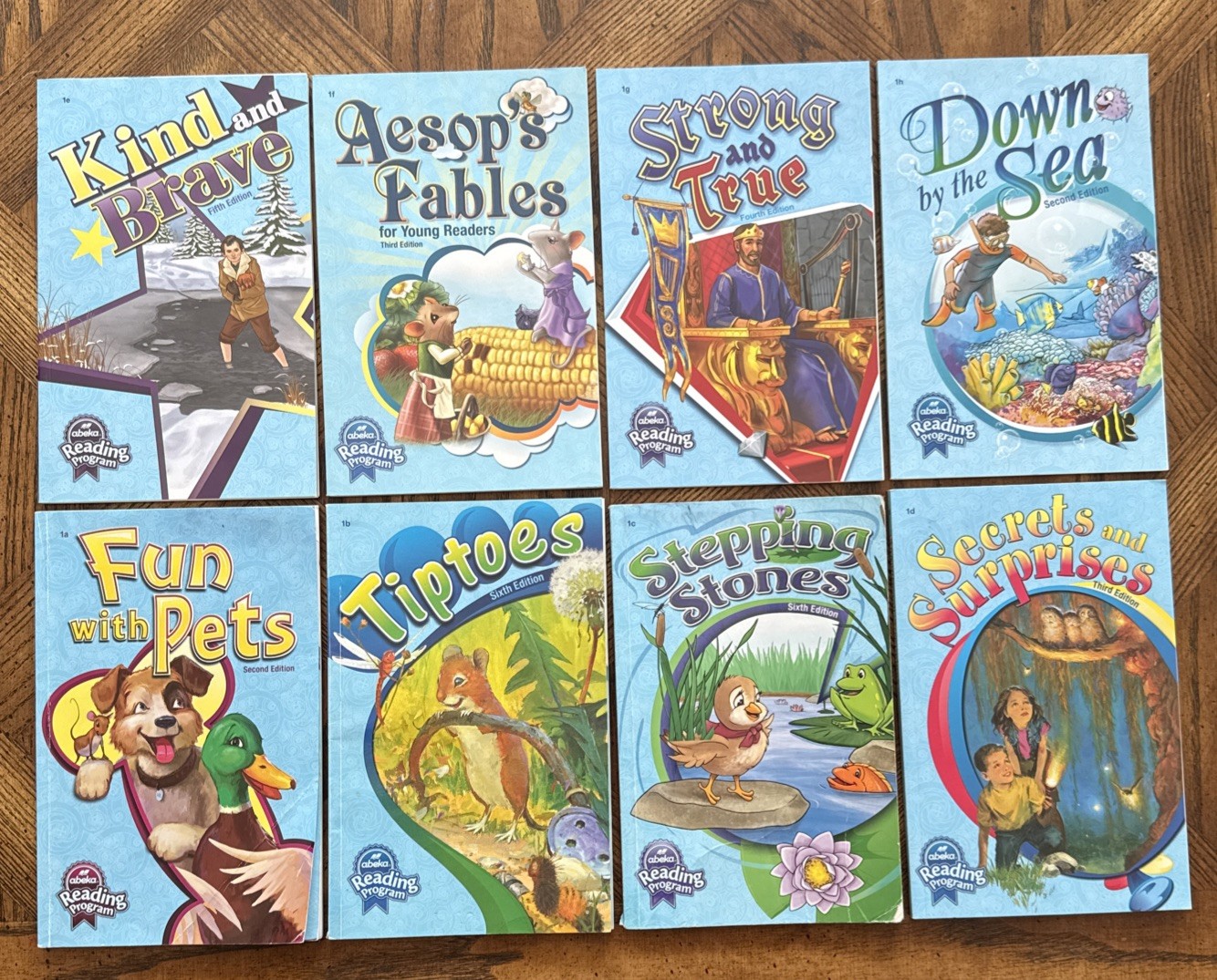 Abeka Reading 1 Lot Of 8 Student Readers 1st Grade Current Edition