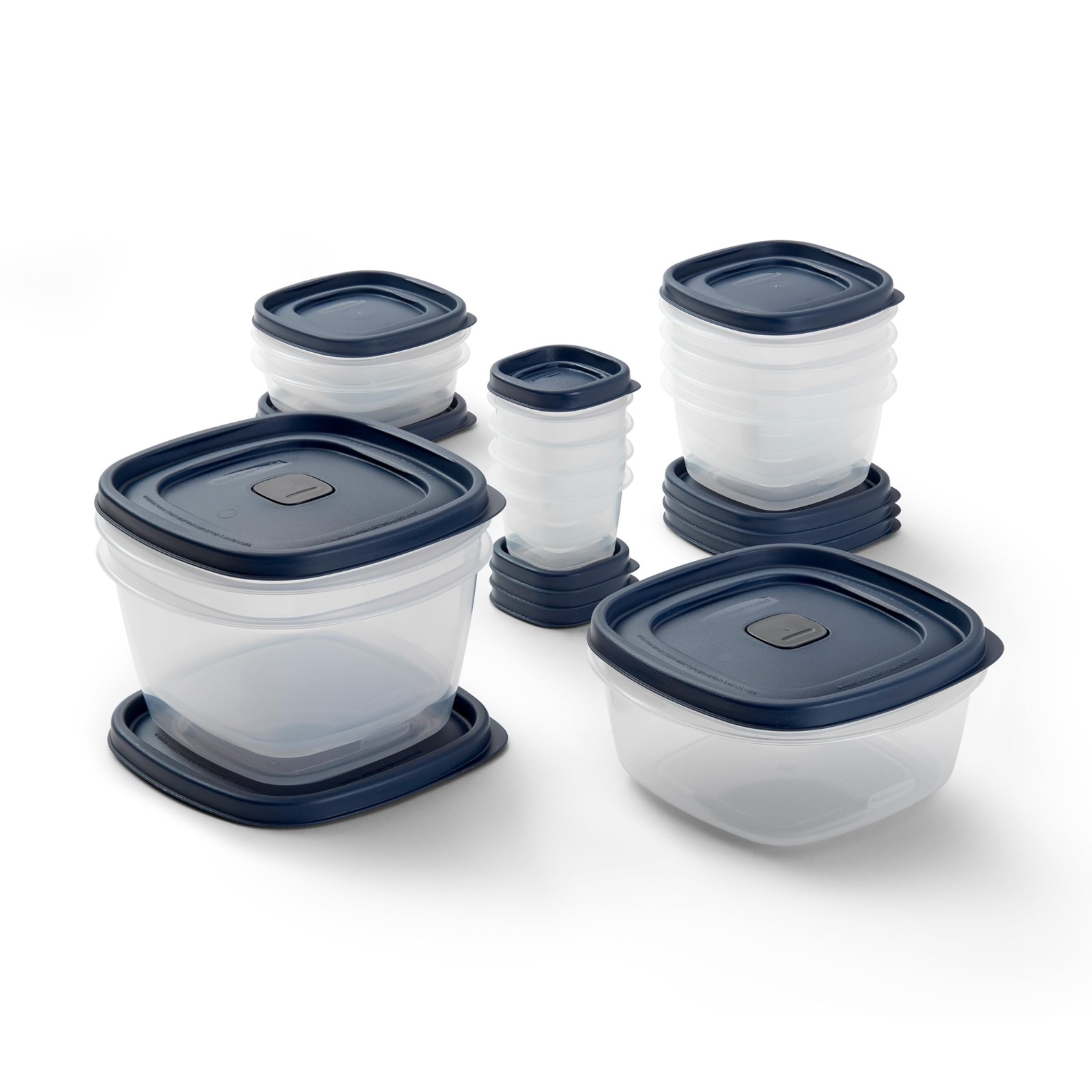 Rubbermaid Easy Find Lids® Food Storage Containers with Vented Lids, 26 Piece... Rubbermaid Easy Find Lids® Food Storage Containers with Vented Lids, 26 Piece...