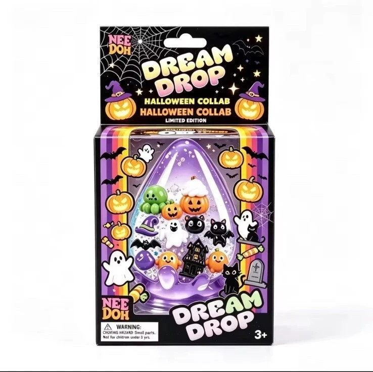 Nee-Doh Halloween Dream Drops Spooky Squish, Halloween Squishy Toy