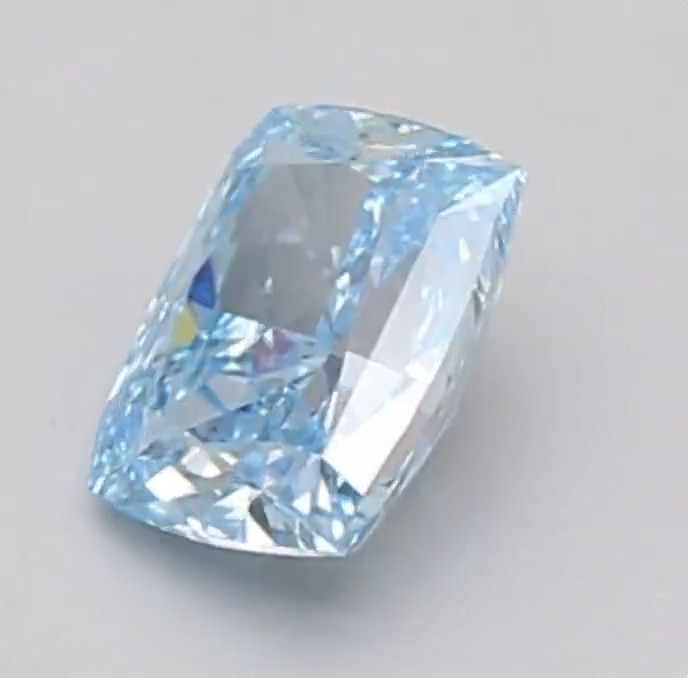CERTIFIED 8.30 Ct Natural blue Diamond Cushion Cut LOOSE VVS1/ 13 mm