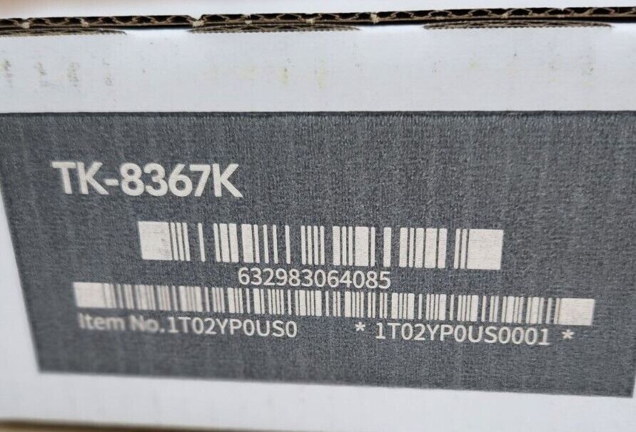 Kyocera TK8367K Taskalfa 2554ci Tk8367 Sd Black Toner New in Box Kyocera TK8367K Taskalfa 2554ci Tk8367 Sd Black Toner New in Box
