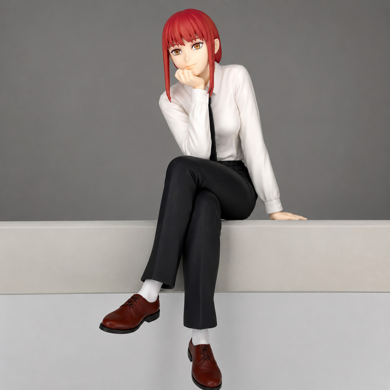 Chainsaw Man Makima Figure 14cm Noodle Stopper Anime PVC Statue Sitting Model Chainsaw Man Makima Figure 14cm Noodle Stopper Anime PVC Statue Sitting Model